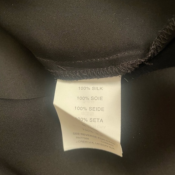 J Crew size 6 silk tunic blouse - Picture 2 of 10